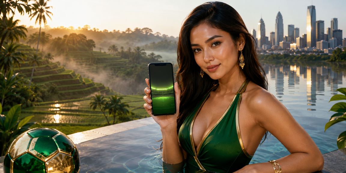 Seseorang menggunakan aplikasi casino di ponsel dengan ekspresi antusias